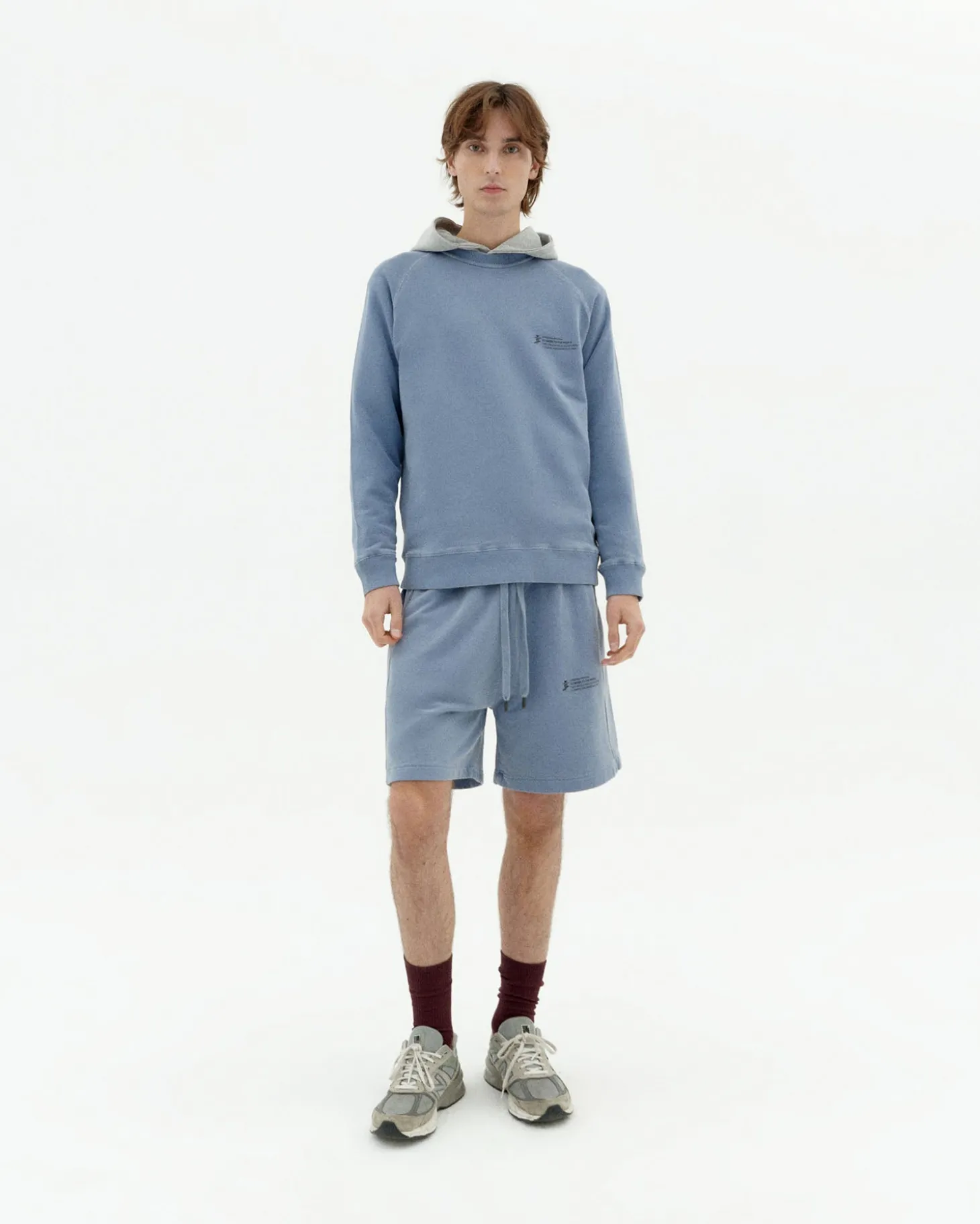 Bermuda chandál unisex indigo tinte natural