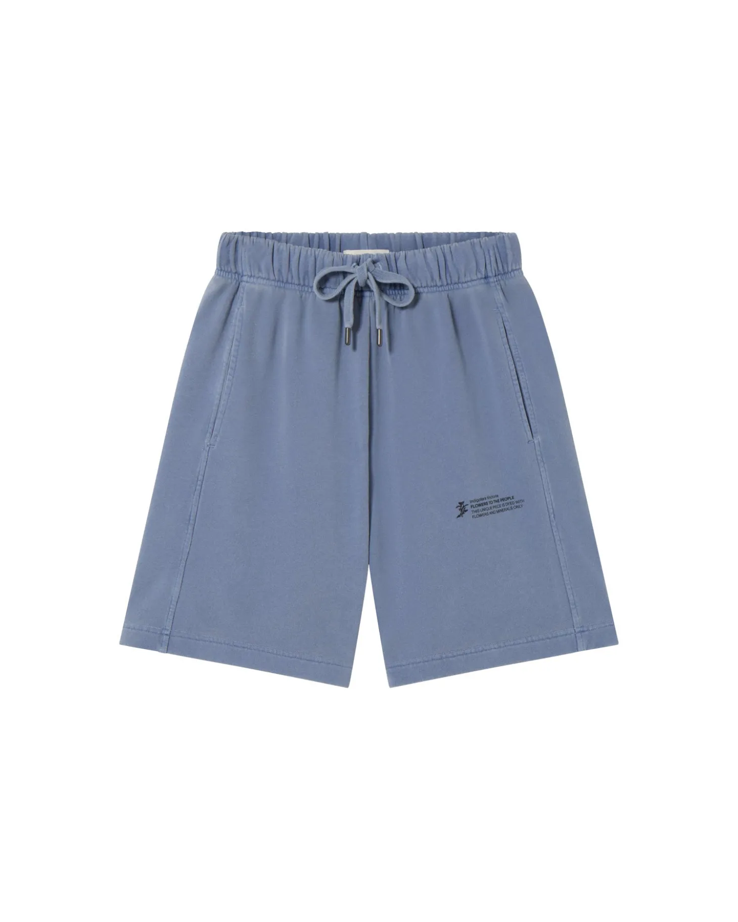 Bermuda chandál unisex indigo tinte natural