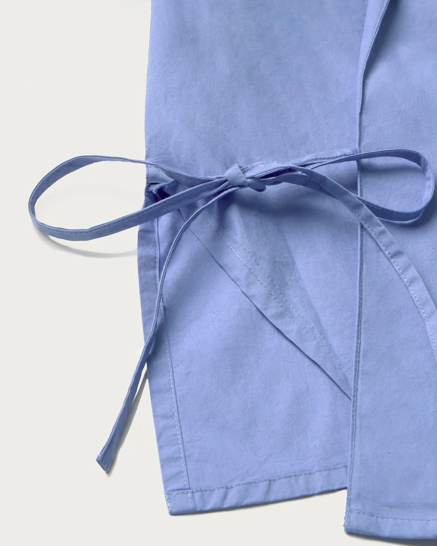 Blusa azul cruzada Lenie