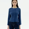 Blusa azul Cupro Briana