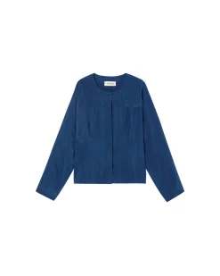 Blusa azul Cupro Briana