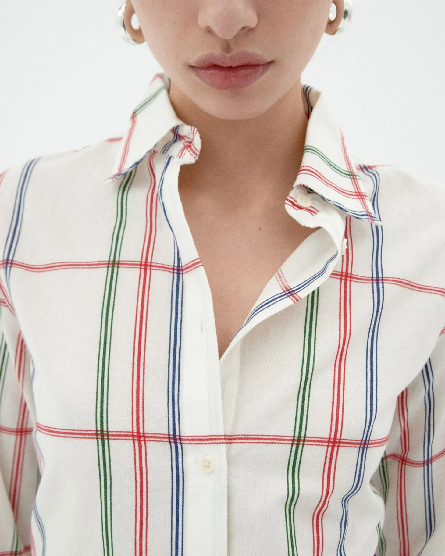 Blusa cuadros Katha