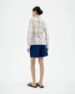 Blusa cuadros Katha