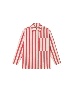 Blusa seersucker rayas Marcelle