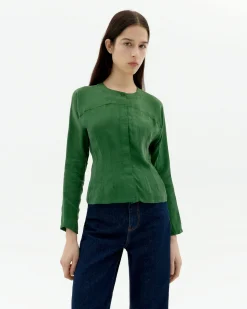 Blusa verde Cupro Briana