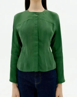 Blusa verde Cupro Briana