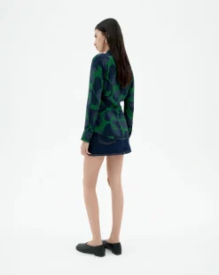 Blusa verde Ecovero leaf Katha