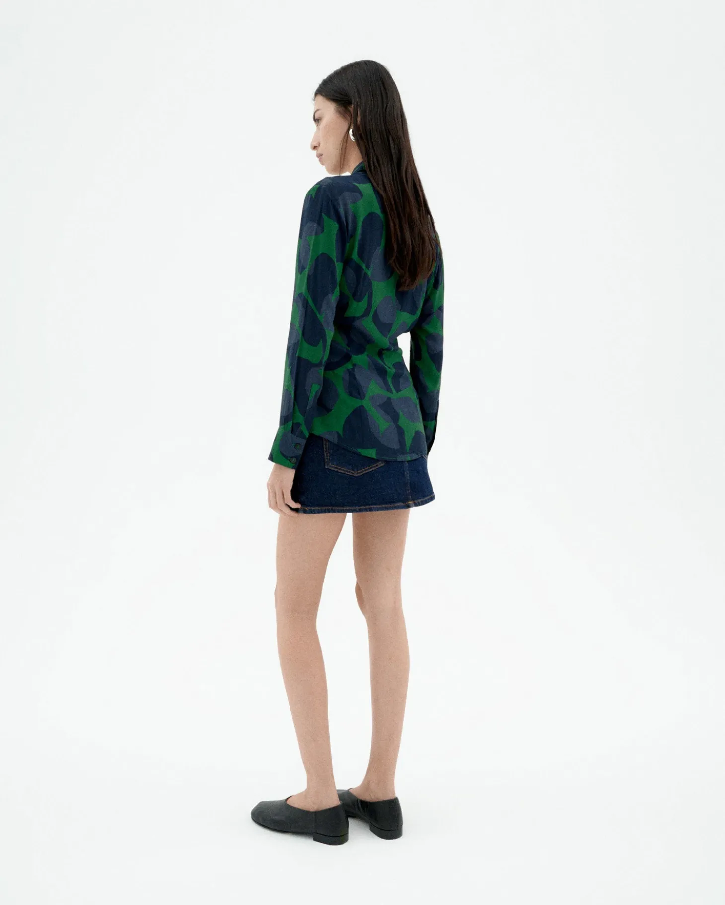 Blusa verde Ecovero leaf Katha