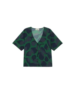 Blusa verde Ecovero leaf Libelula