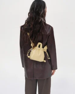 Butter Yellow Micro Ona vegan leather bag