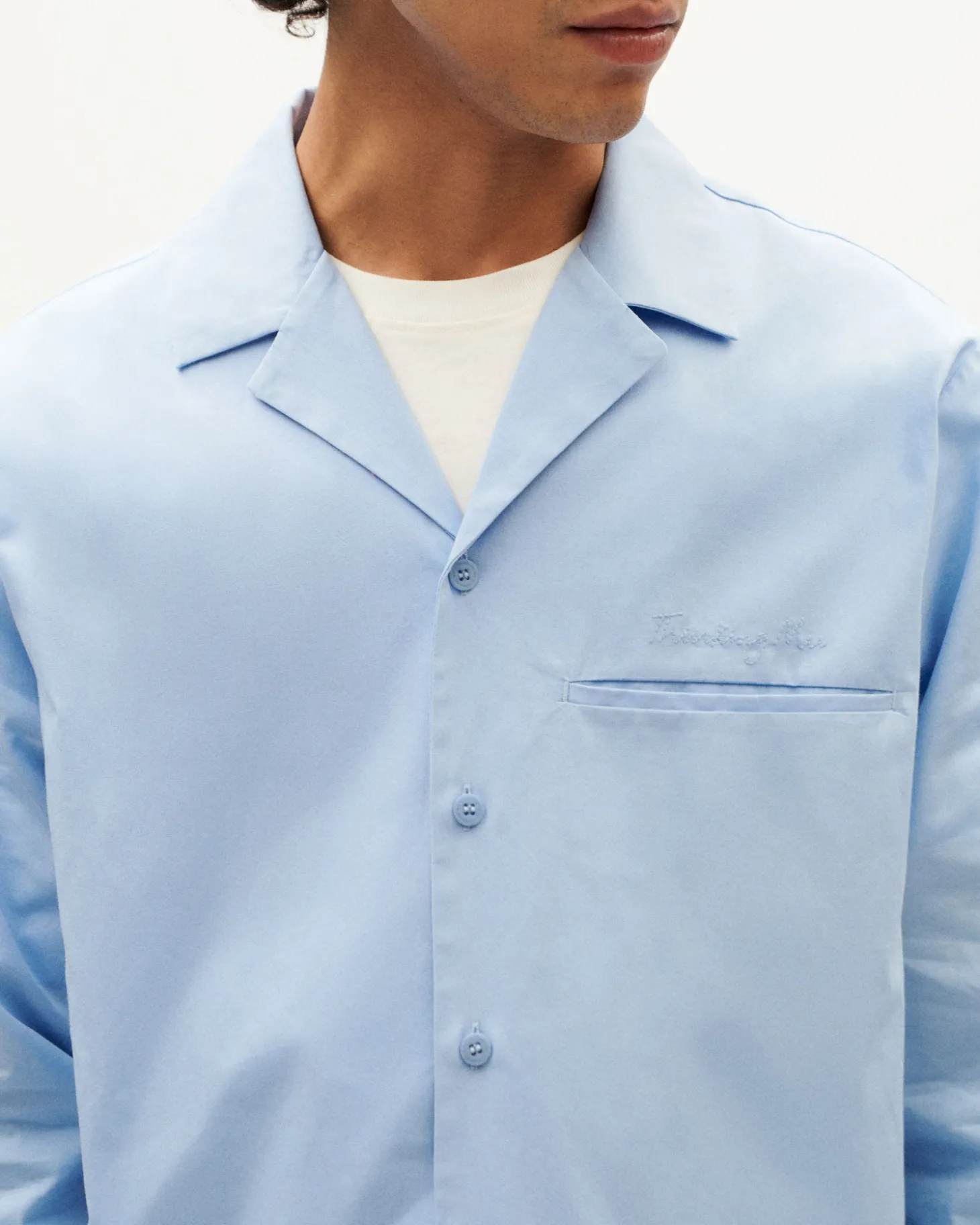 Camisa azul claro Nascar