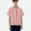 Camisa holgada roja Kurt