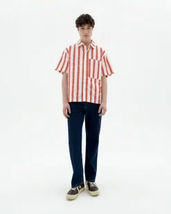 Camisa holgada roja Kurt