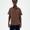 Camisa marrón rayas Tom