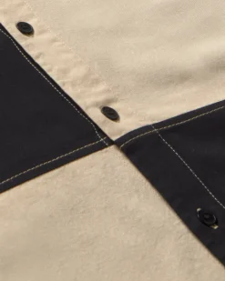 Camisa patched negro y blanco Haru