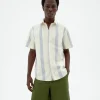 Camisa popelin rayas azules Tom