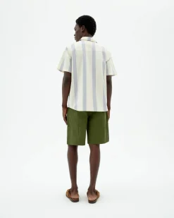 Camisa popelin rayas azules Tom