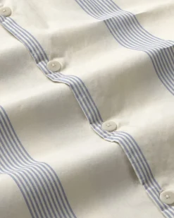 Camisa popelin rayas azules Tom
