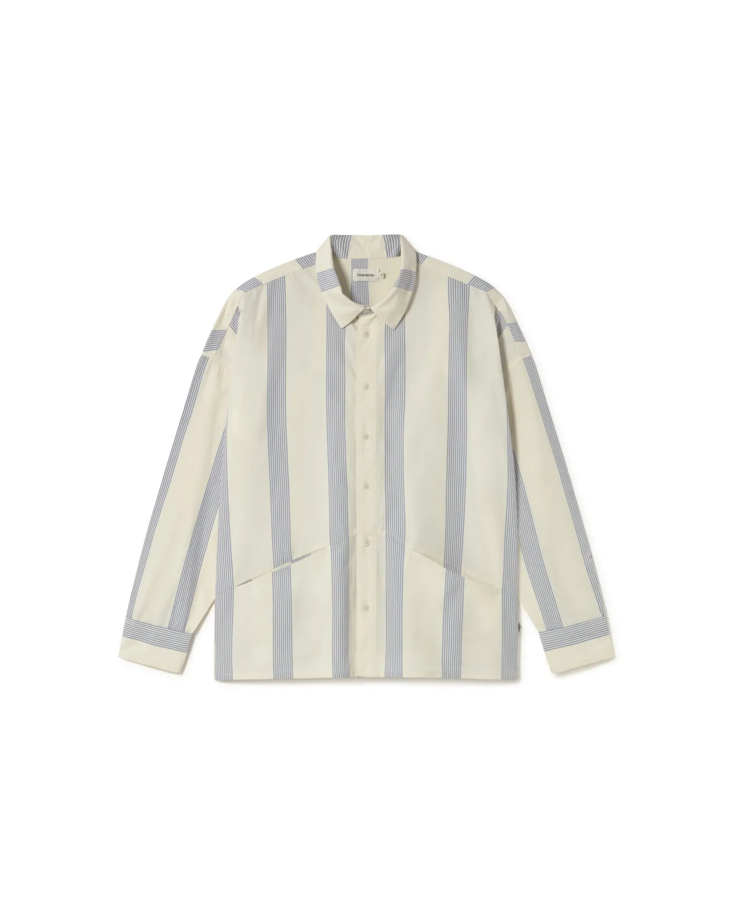 Camisa popelin rayas azules Jim