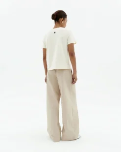 Camiseta blanca here comes the sol Ida