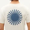 Camiseta blanca sol espalda indigo