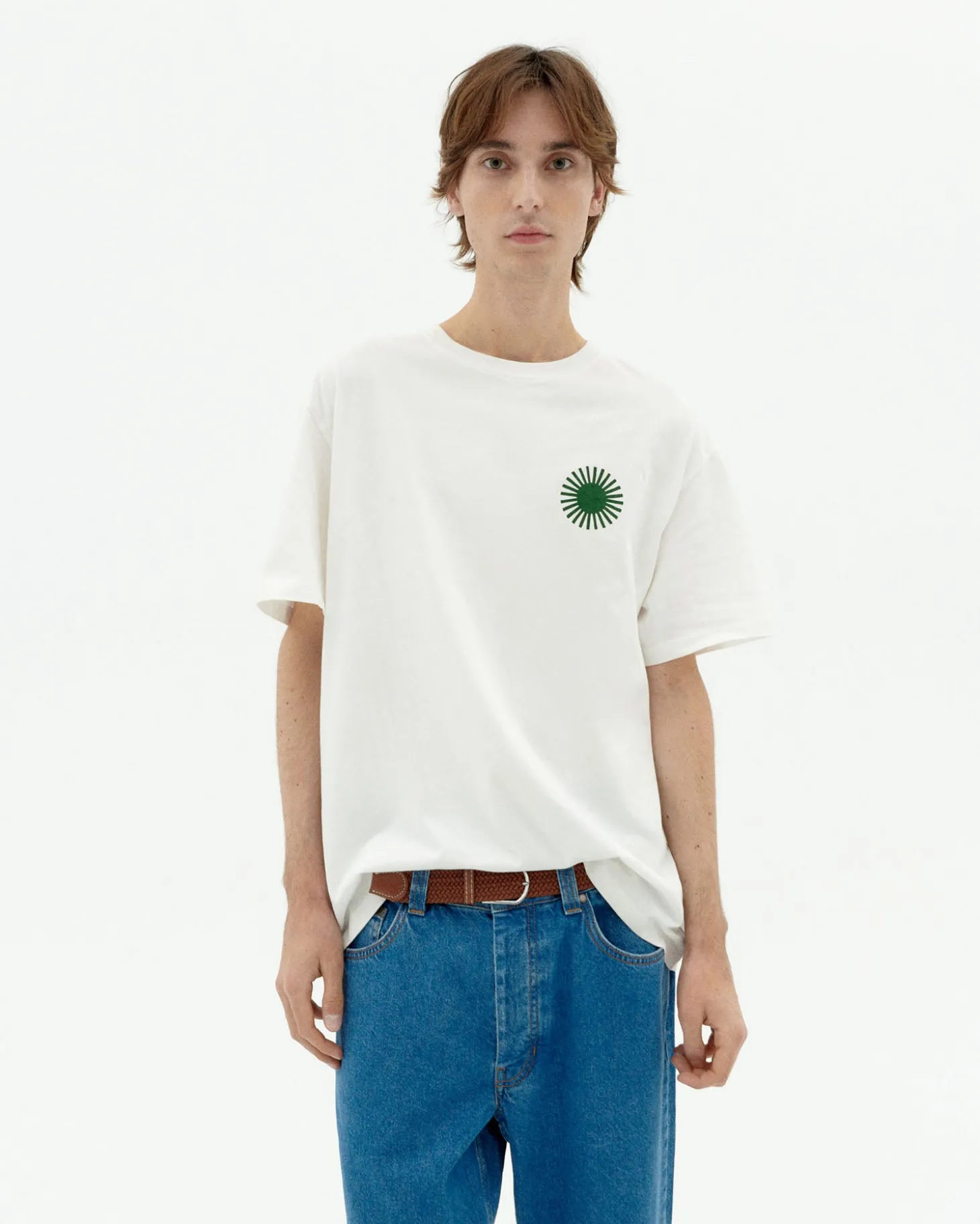 Camiseta blanca sol type espalda Aaron