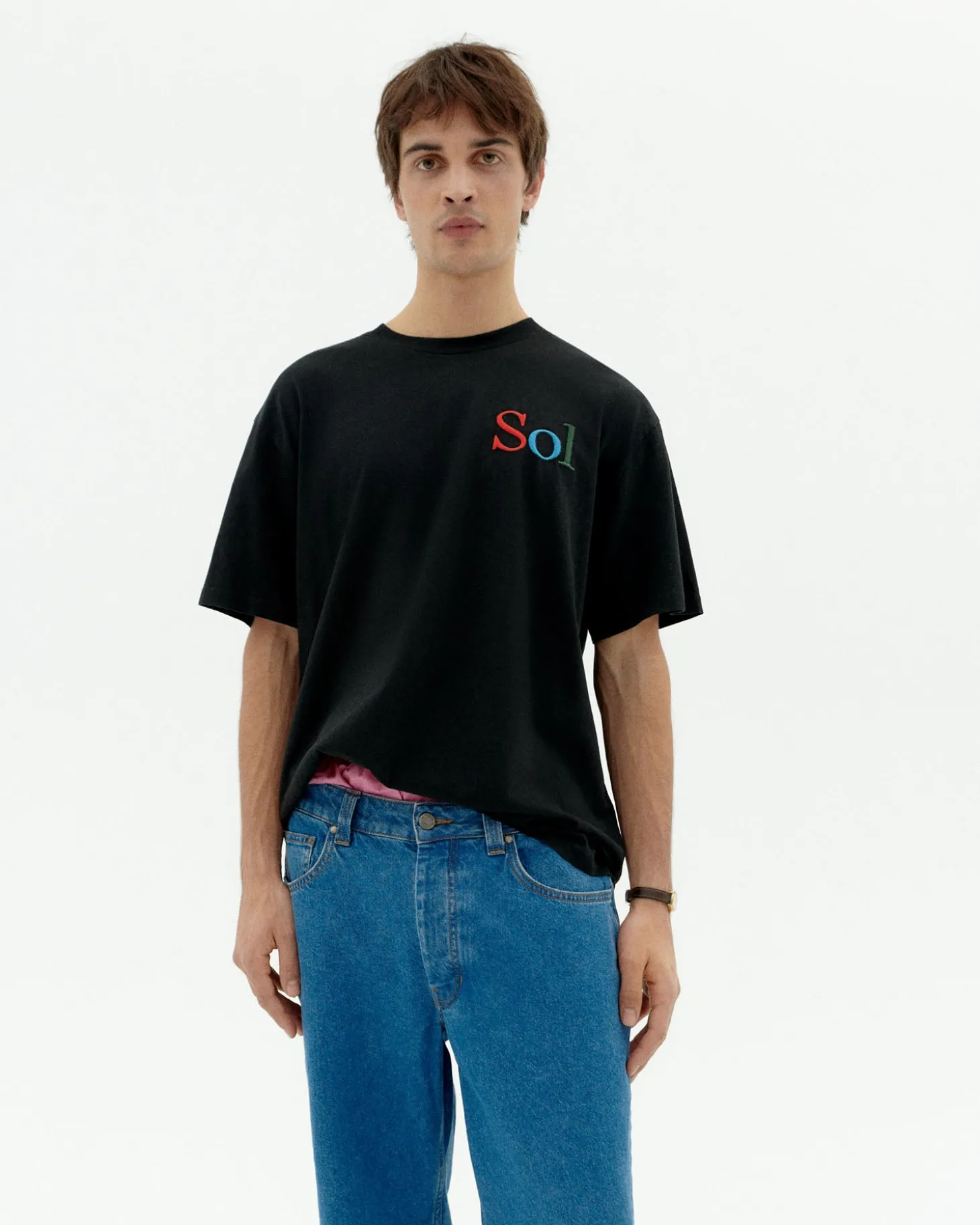 Camiseta bordada sol type Aaron