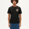 Camiseta negra happy sun