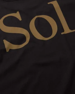 Camiseta negra sol type espalda Aaron