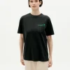 Camiseta negra unisex Thinking Music Festival