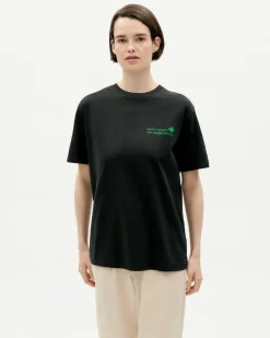 Camiseta negra unisex Thinking Music Festival