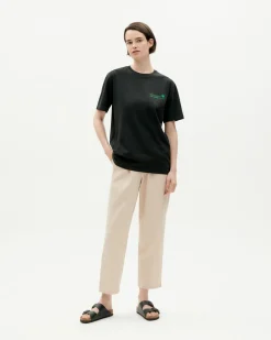 Camiseta negra unisex Thinking Music Festival