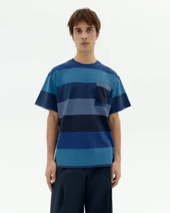 Camiseta rayas azul Aaron