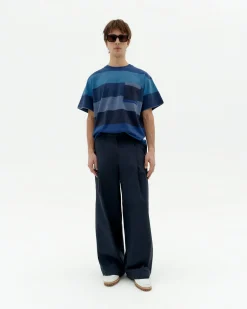 Camiseta rayas azul Aaron