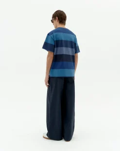 Camiseta rayas azul Aaron