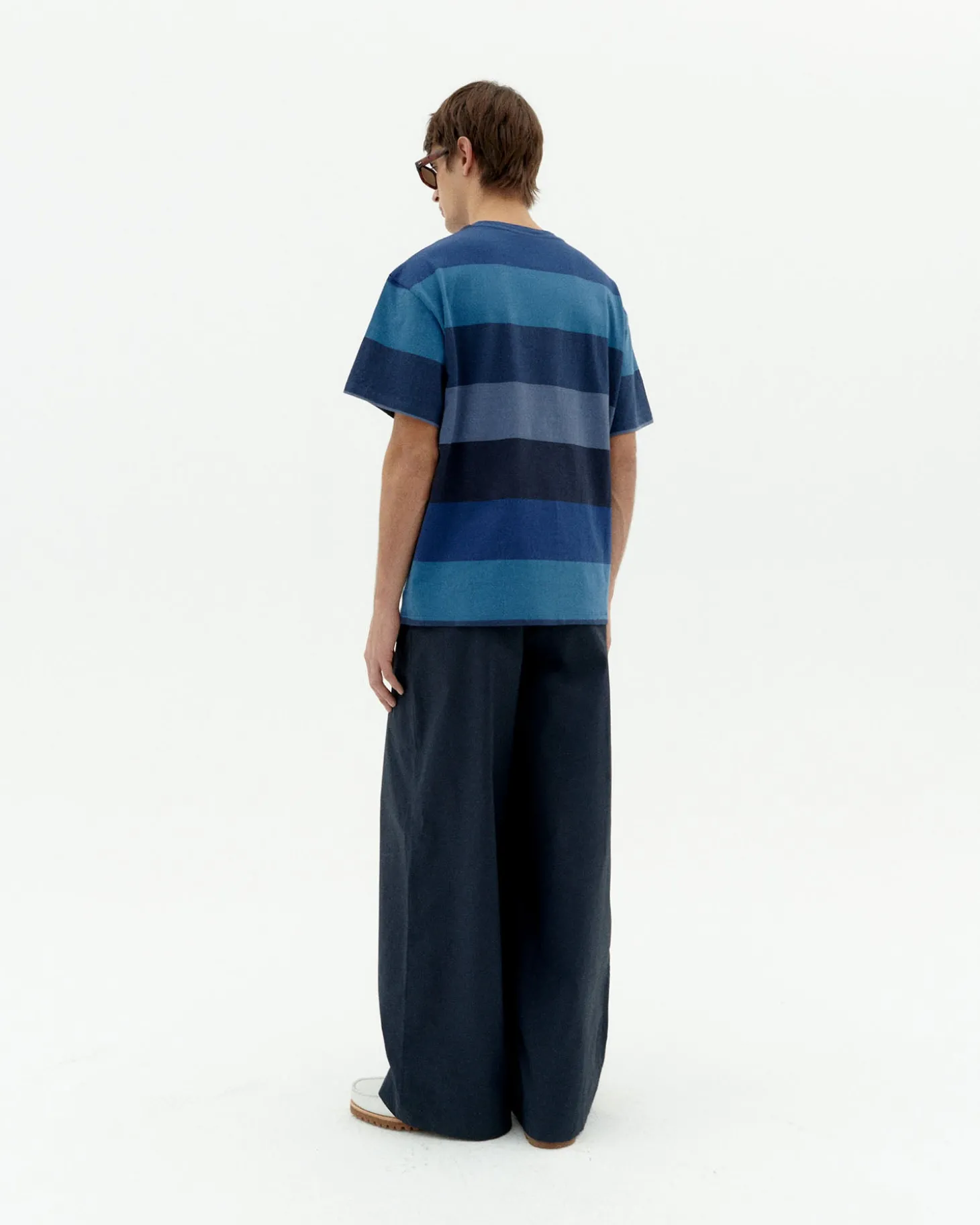 Camiseta rayas azul Aaron