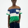 Camiseta rayas multicolor Aaron