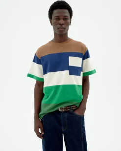 Camiseta rayas multicolor Aaron