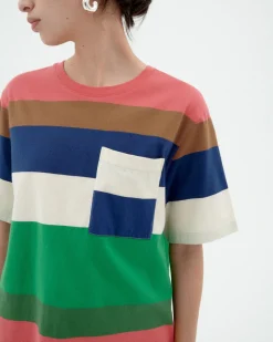 Camiseta rayas multicolor Lucia