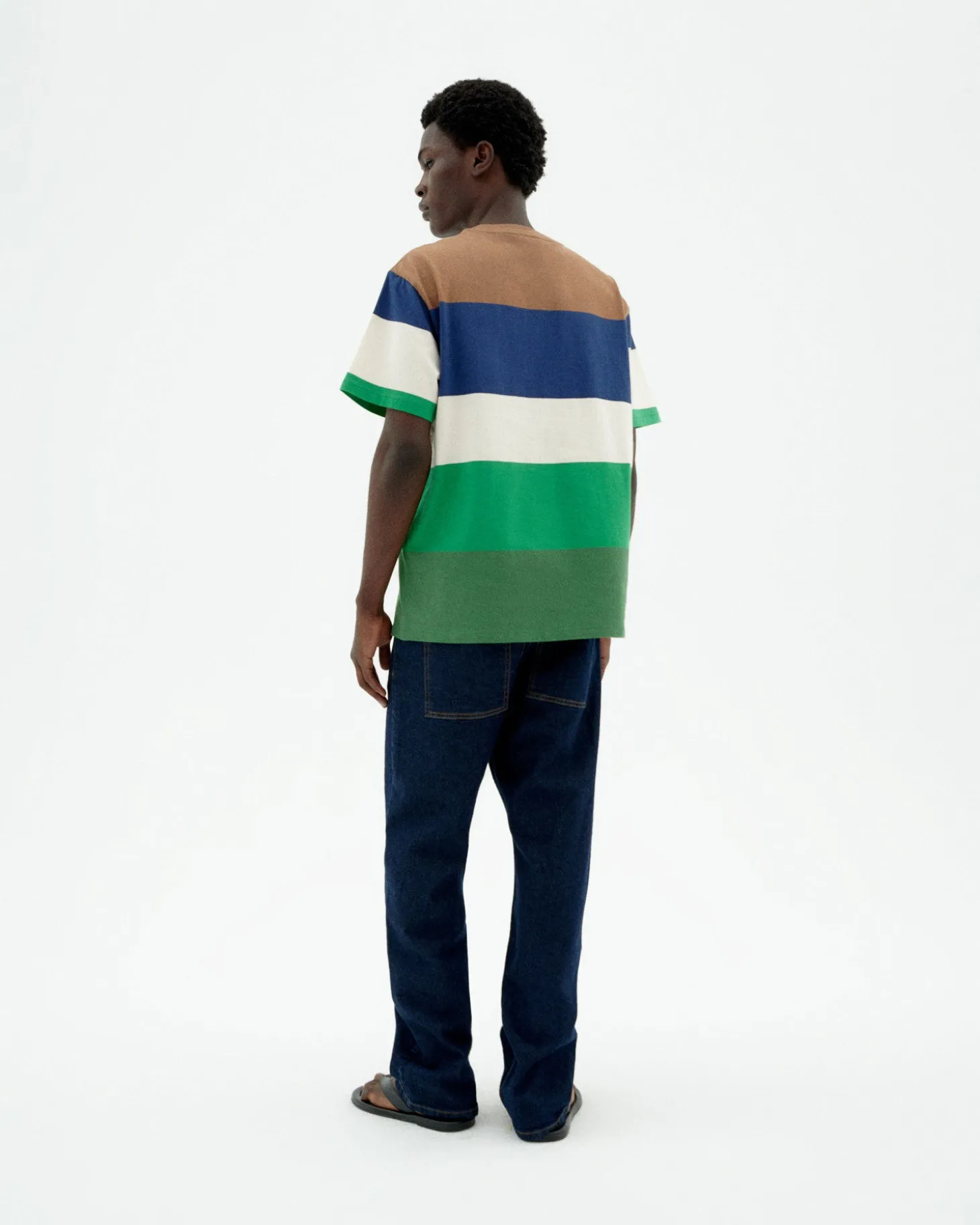 Camiseta rayas multicolor Aaron