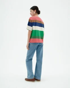 Camiseta rayas multicolor Lucia