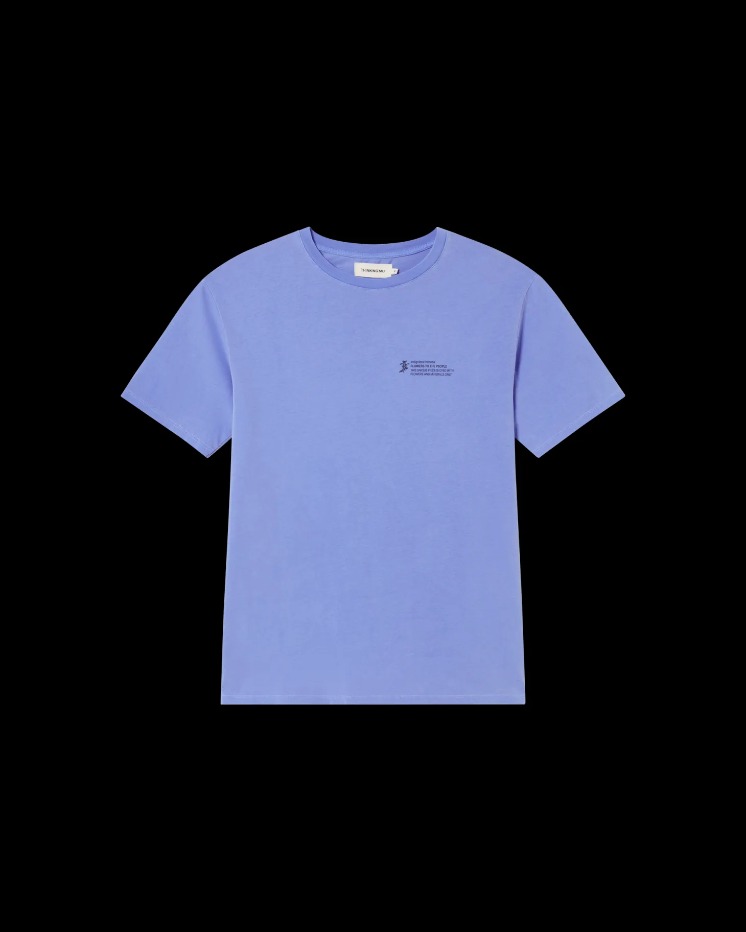Camiseta unisex violeta tinte natural