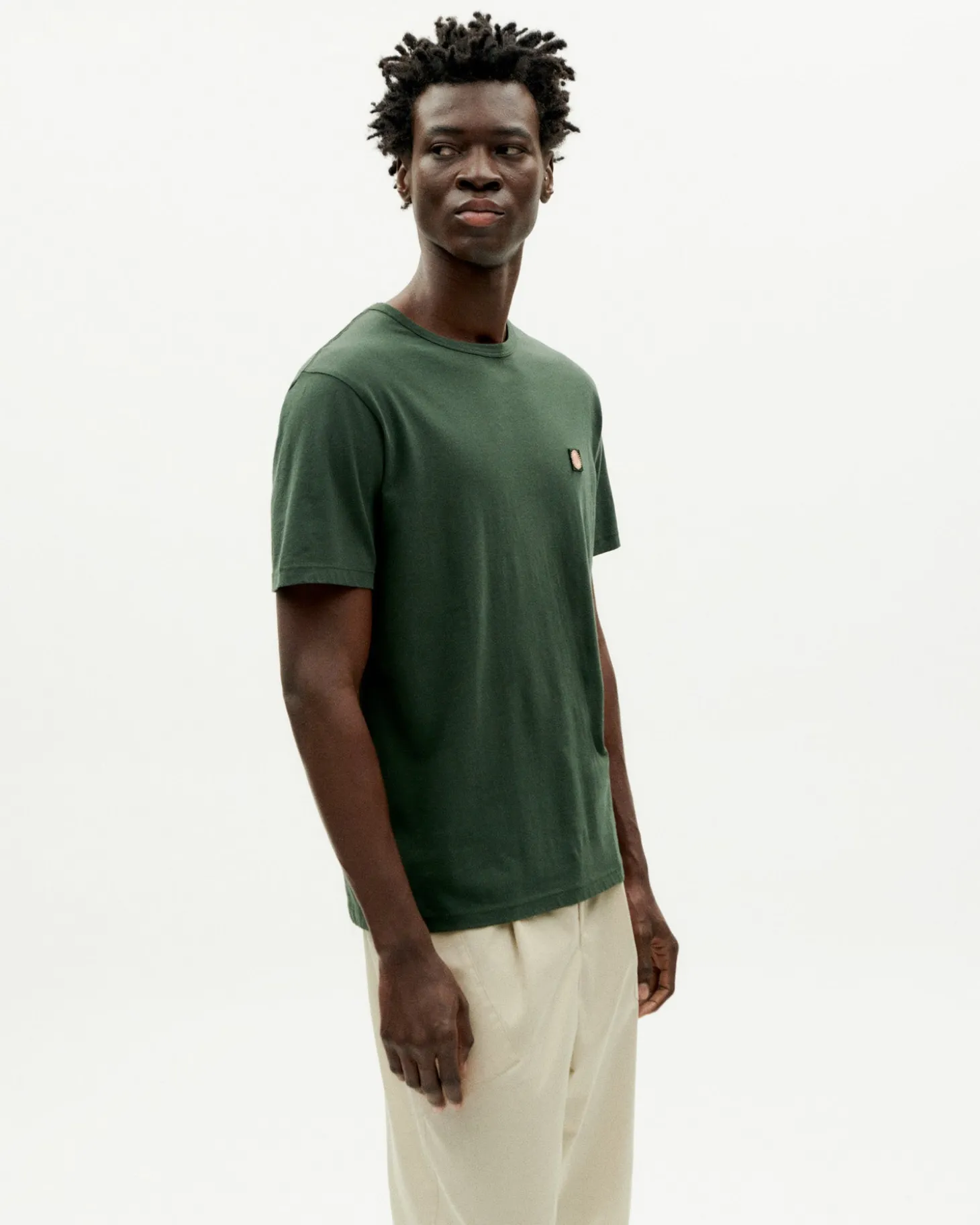 Camiseta verde sol espalda coral