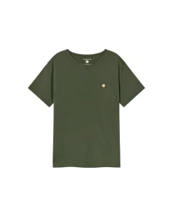 Camiseta verde sol espalda coral