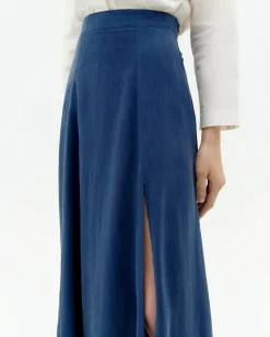 Falda midi Cupro Tora