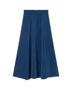 Falda midi Cupro Tora