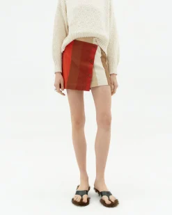 Falda mini rayas cruzada sandfire Iggy