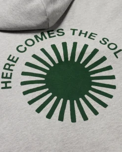 Hoodie sol espalda verde Valeria