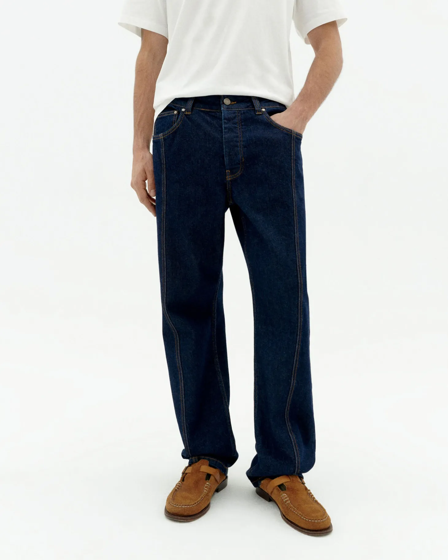 Jeans rectos dark navy Rainn