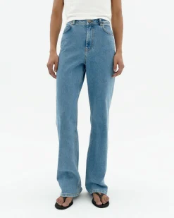 Jeans tiro alto light blue Theresa